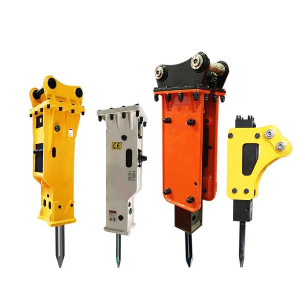 Construction Machinery Excavator Attachments 20CrMo Hydraulic Stone Breaker Hammer