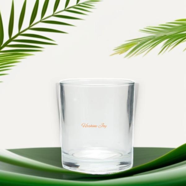 16OZ Candeeiros de vidro cristalino Aromaterapia Votive Candle Jar