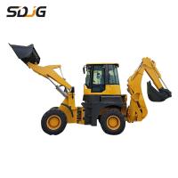 máquina rebocadora do carregador do Backhoe 2500kg com os 4 em 1 cubeta