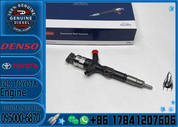 Injector de combustível por grosso 095000-6870 Injector de combustível de trens comuns 095000 6870 0950006870 para TOYOTA 1KD-FTV 236770-391