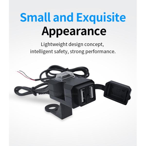 5v 3.1a Bmw Motorcycle Usb Adapter , Double Waterproof Usb Port Motorcycle
