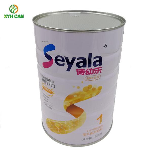O leite pulveriza Tin Cans o costume da capacidade que de 500g-1000g imprimiu o metal Tin Cans Food Safety do alimento do pó de leite