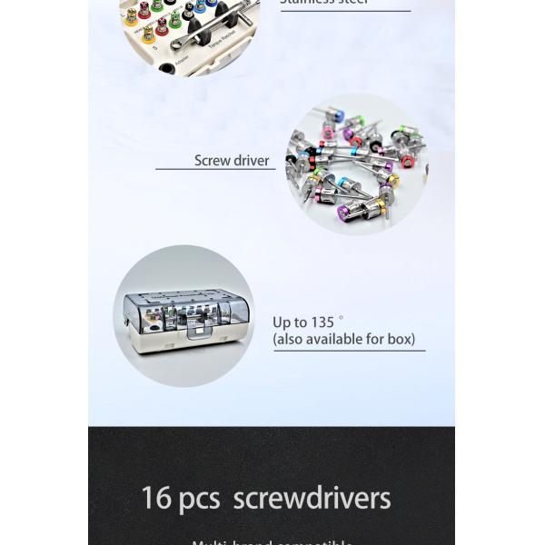 Autoclavable зубной имплантат оборудует легковес отвертки установленный