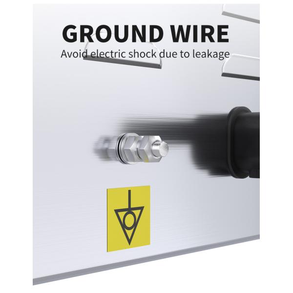 PTFE Non-Stick Material Electric Griddle for Counter Top Commercial Restaurant Kitchen