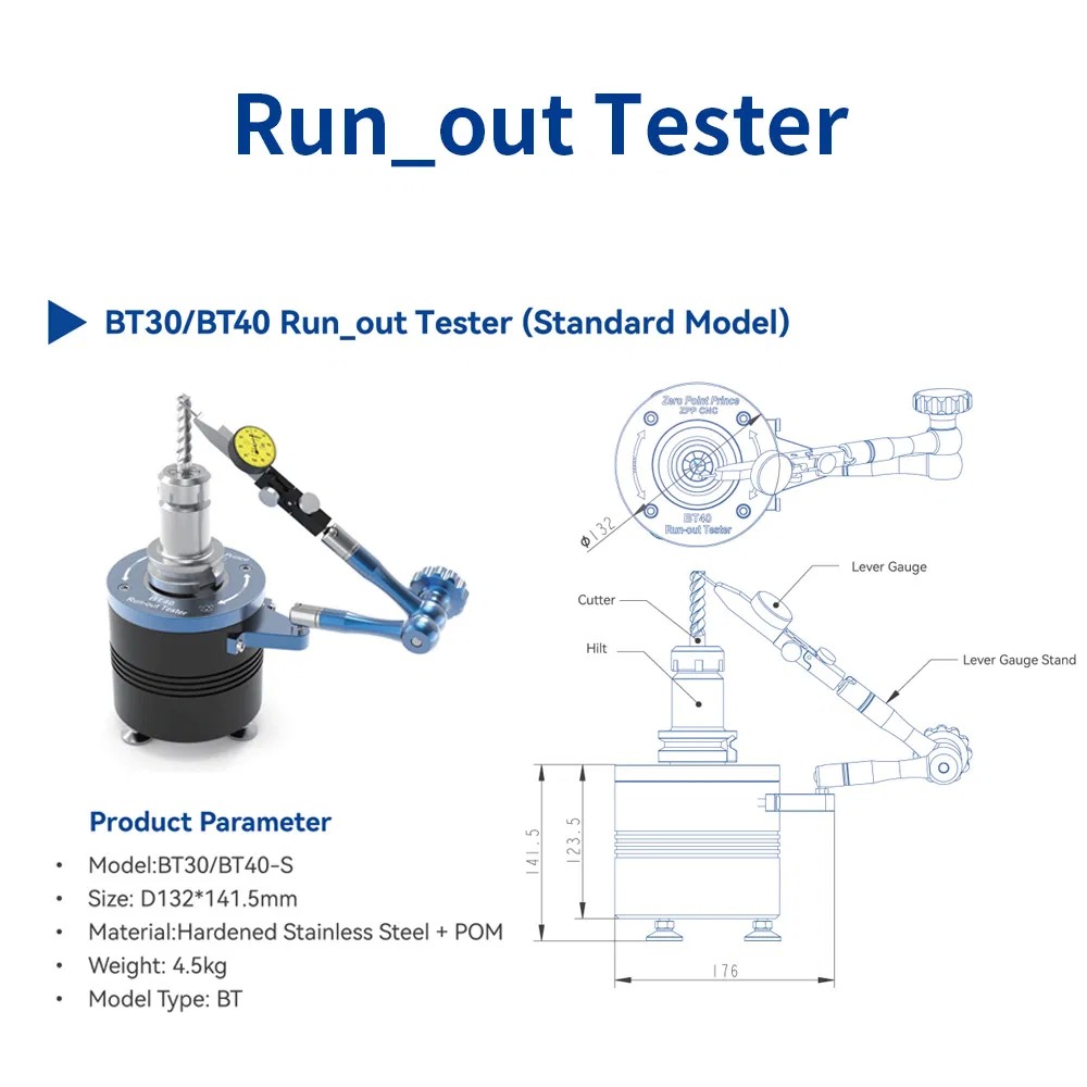 Advanced Tool Runout Tester for Accurate Cutting Performance