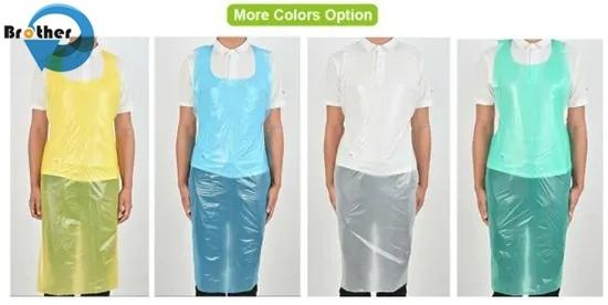 Disposable CPE/TPE/PE Person Protective Plastic Apron