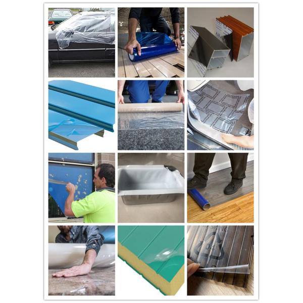 Прозрачные ясные ленты склеивающих пленок собственной личности защитного фильма PE