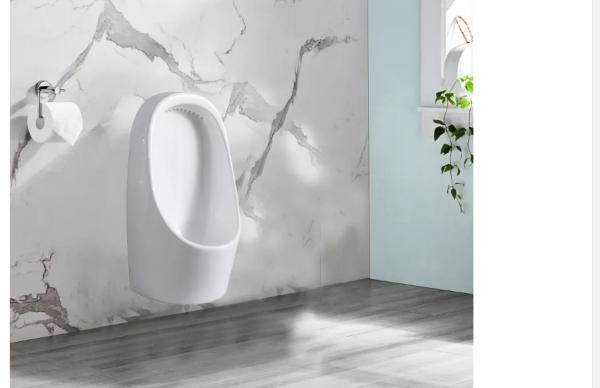 Children'S Men Urinal Toilet Hand Mounted White Gravity Flushing