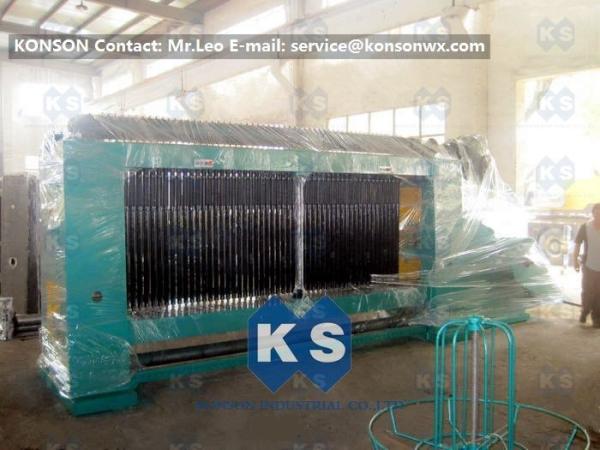Width 4.3M Infrared Ray Safety Gabion Mesh Welding Machine SGS Certificate