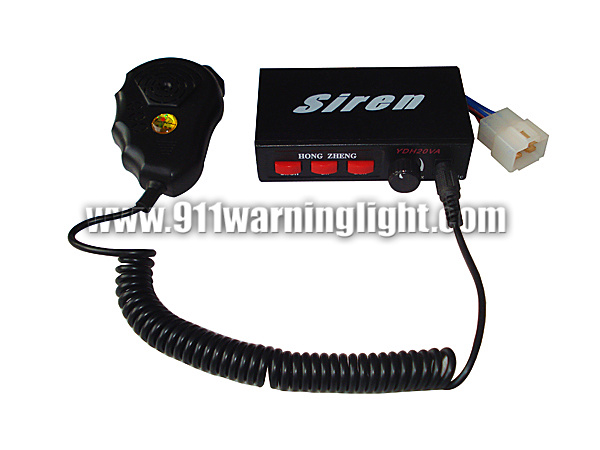 YDH-20VA Motorcycle Siren, 20W, 3 tones, volume adjustable