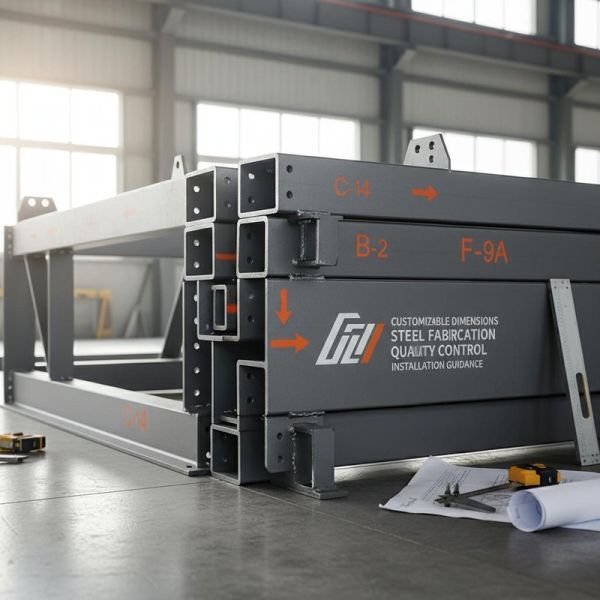 Corrosion Resistant Steel Structure Workshop with Q355 and Q235 Steel for Modular Industrial Applications