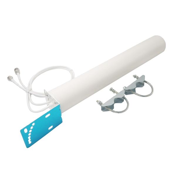 240*63*63mm MIMO exterior 4G 5G Antenna de cilindro para potência máxima de entrada de até 50W