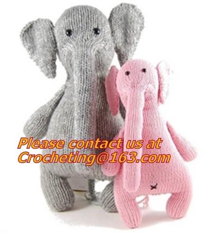 Fashion & Popular Hand Made Crochet Knitted Girl Doll, panda, toy, cotton yarn custom toys