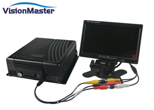 2tb Hdd 4ch Playback Vehicle Mobile DVR Aviation Connector Composite Video Output