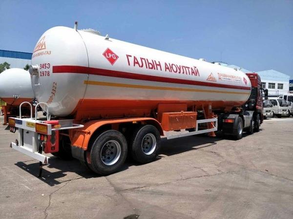 40000 Liters LPG Tanker Truck 20MT Propane Transport Trailer Propane Delivery