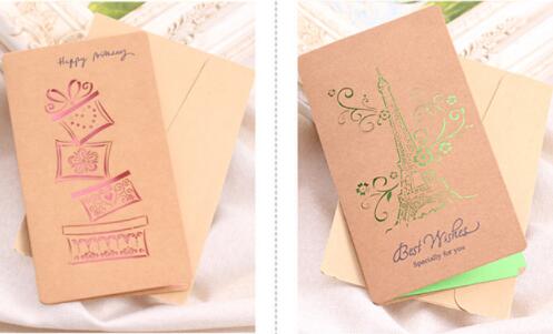 ODM Personalised Printed Cards Thank You Hollow Out Paper