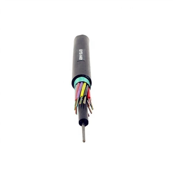 Outdoor Direct Buried Fiber Optic 12 Core Cable G.652D With PE Sheath