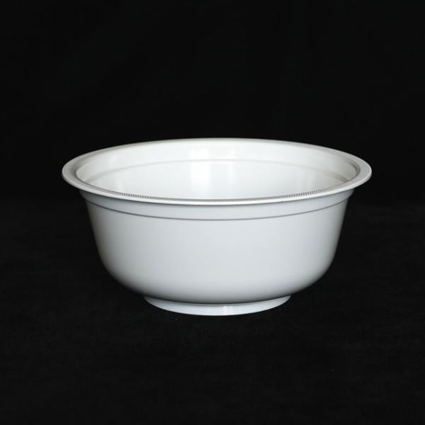 Food Grade 980 Ml White Disposable Bowls PP 32 Oz Disposable Soup Bowls