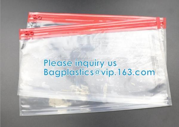 Matte Slider Frosted Plastic Packing Underdress Zipper Bag slider zip zipper bag clothing packing bags