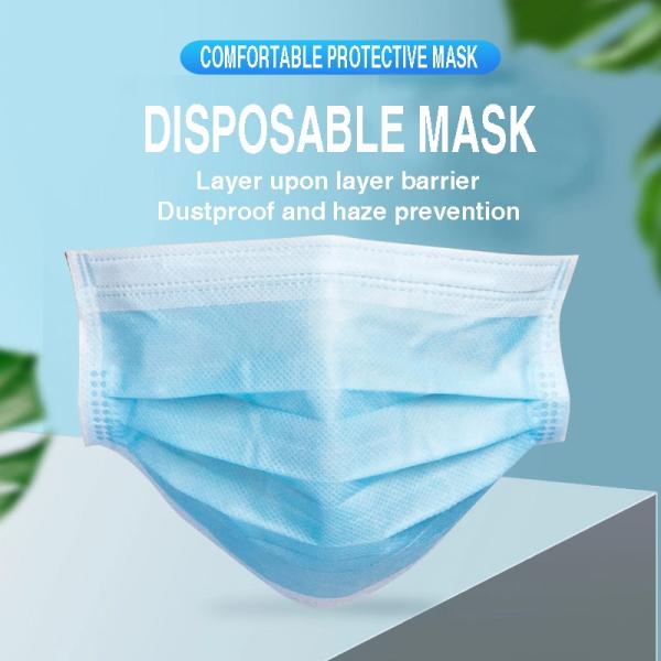 Ce Fda Sterilized Medical Surgical Mask , Comfortable 3 Ply Face Mask