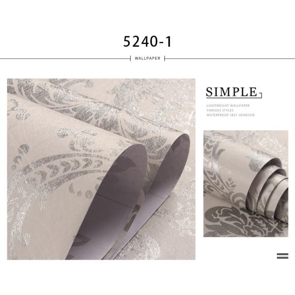 Floral 3D Brick PVC Self Adhesive Wallpaper Roll Heat Insulation