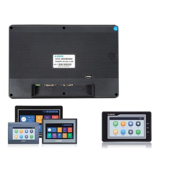 Multipurpose Durable 7 Inch HMI , USB Industrial HMI Touch Panel