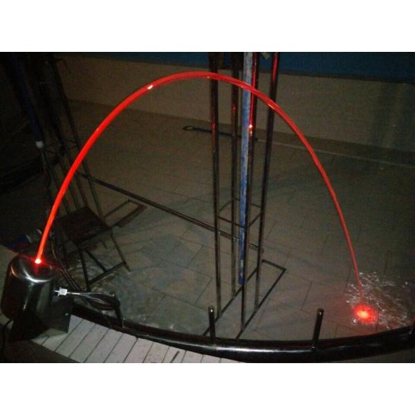 Ламинарный водоструйный фонтан 2000L/H со светами нержавеющей стали 3w RGB