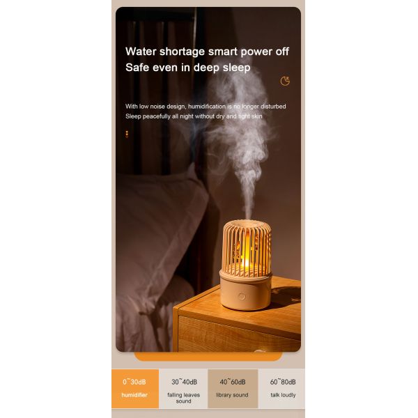 Sleep Aid Plastic Aroma Air Humidifier USB Powered Essential Oil Diffuser Wholesale