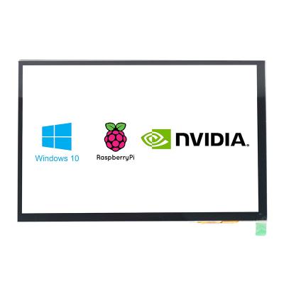 polegada HDMI da exposição 10,1 do toque de 300cd/m2-1000cd/m2 PCAP com o pi da framboesa compatível