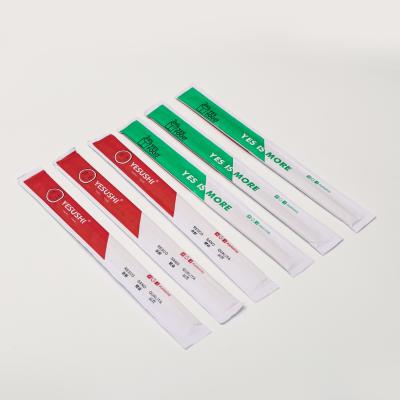 Eco-frindly Natural Bamboo Chopsticks Sushi chopsticks with paper package full paper twins chopsticks