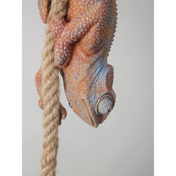 Retro pendant light Resin White color chameleon pendant Lamp Animal chandelier (WH-VP-299)