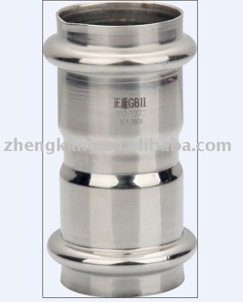 Compatible Inox Press Fittings Quick Laying Way For Hydro Thermo Sanitary