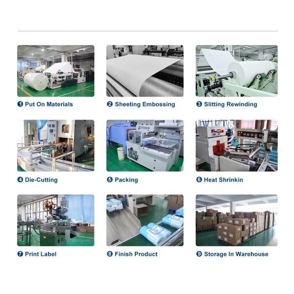 25x25cm Size 35g GSM Cleanroom Wipers with Viscose 50% Polyester 50% Material for Industrial Cleaning