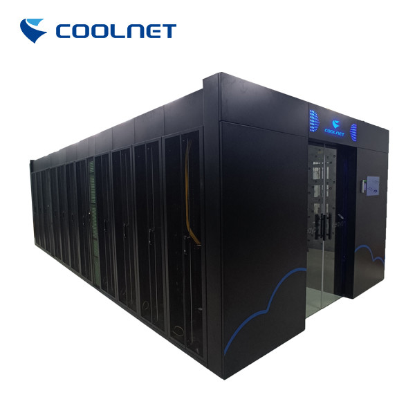 Modular Data Center with 2.0mm Cold Rolled Steel Rack and Hot Air Containment Featuring Modular UPS