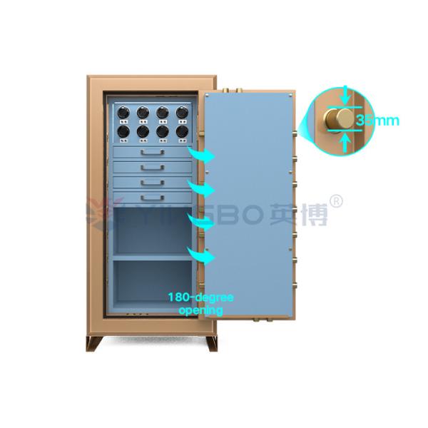 H1600mm Luxury Watch Winder Safe Fingerprint Locking Jewelry Safe