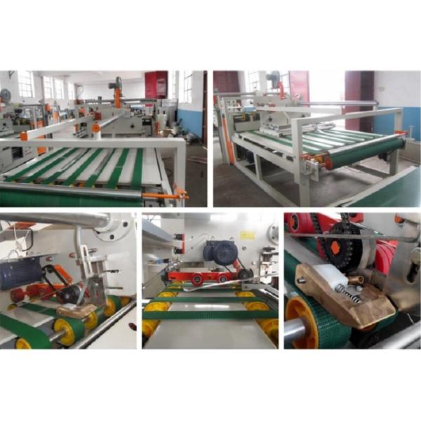 45m/Min Semi Auto Gluing Machine , Automatic Folding Gluing Machine 2.5kw