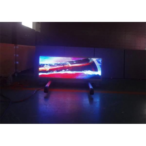 IP65 P4 Advertising Car Roof Led Sign 3G 4G Wifi Wireless 5500cd/Sqm
