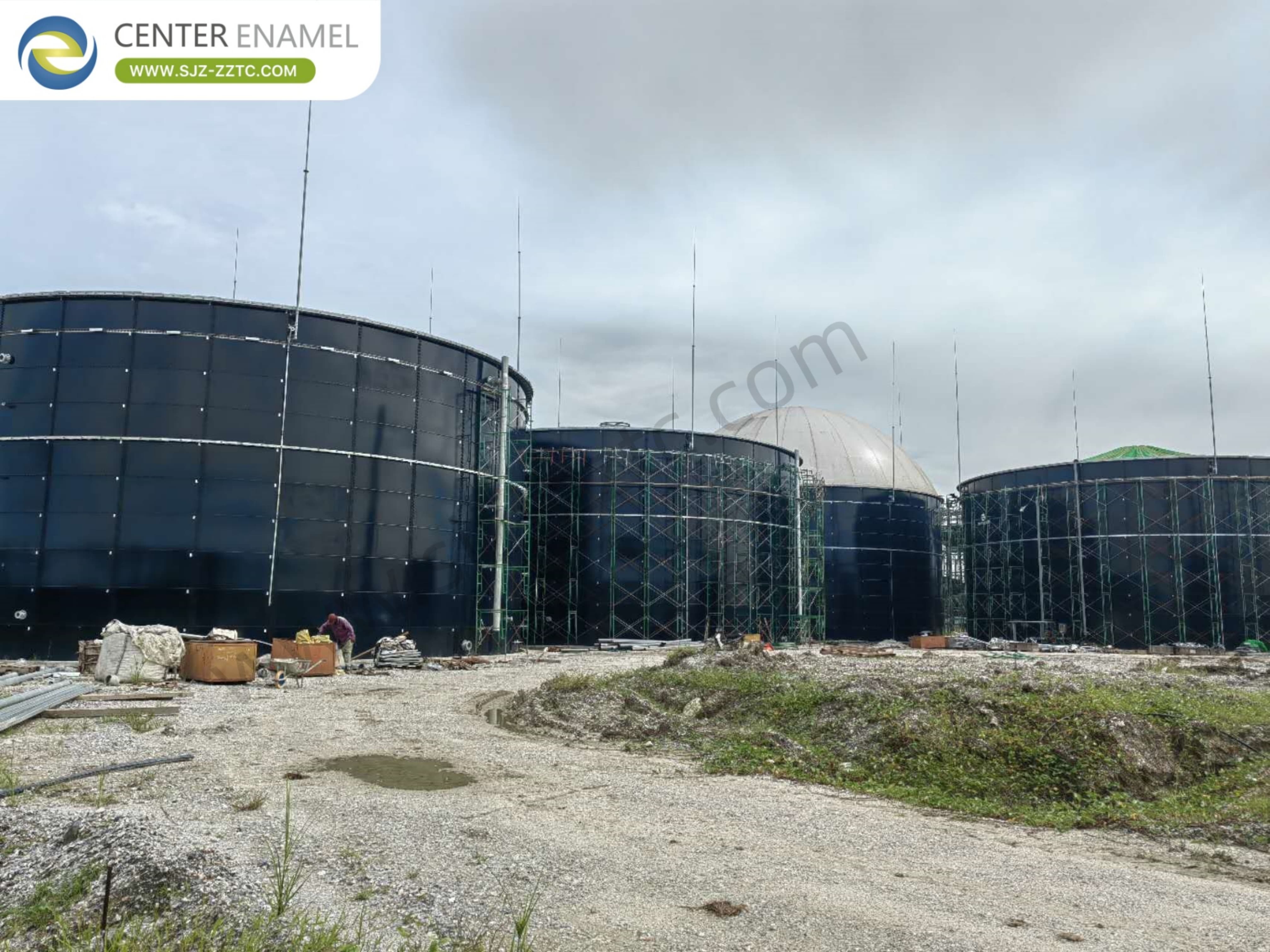 Leading Biogas Plant Design with CSTR Process for South Africa Sugarcane Bagasse Treatment 