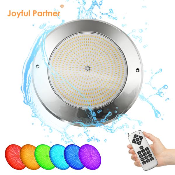 Кислотно-устойчивый DC7.5mm Малый DC 12V Угол луча 120 Deg 3000K 316 Нержавеющая сталь PAR56 Цветоизменяющийся бассейн