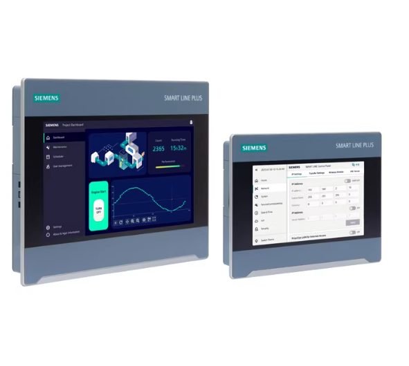 Siemens 6AV2124-0GC01-0AX0 SIMATIC HMI Comfort Panel 7 widescreen TFT display HMI panel with touch operation
