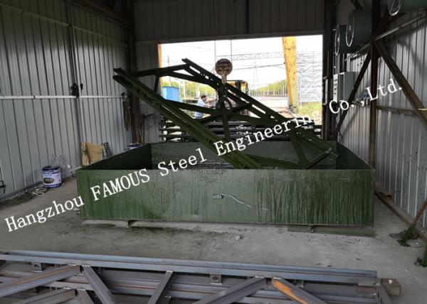 Bailey Panel Pontoon Floating Bridge Structural Steel with Bridge Decking Sit on Barges Boats