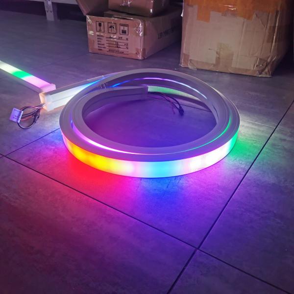 Topsung 50*25mm LED neon flex strip 24v LED neon light silicone neon rope 12v lâmpadas e tubos de neon