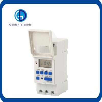 Temporiador eletrônico programável THC15A Tensão de trabalho 220-240VAC 50-60Hz Erro de tempo ≤1s/24h