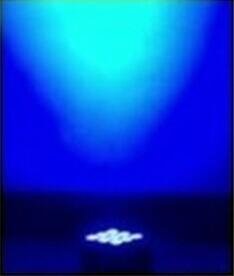 Wireless 198 * 5mm LED Par Light 60 Red / 69 Green / 69 Blue Wide Range Beam Effect