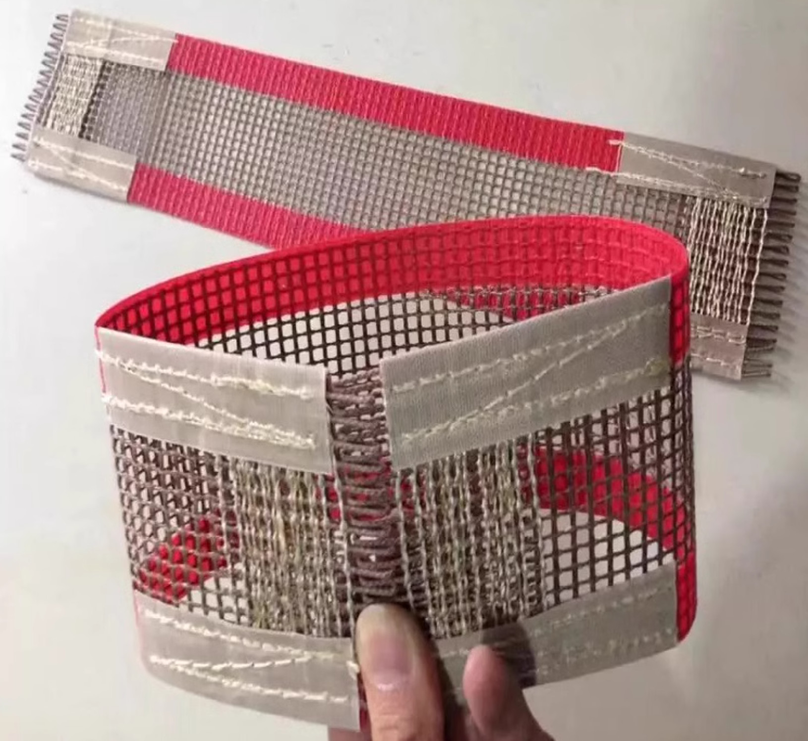 PTFE Mesh Belt with Temperature Resistance -60 to +320°C, Excellent Chemical Resistance, and High Tensile Strength