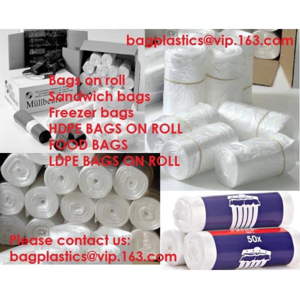 Heavy Duty Biodegradable 13 Gallon Garbage Bags 100% Environment Friendly Compostable Cornstarch Garbage Bags bagease