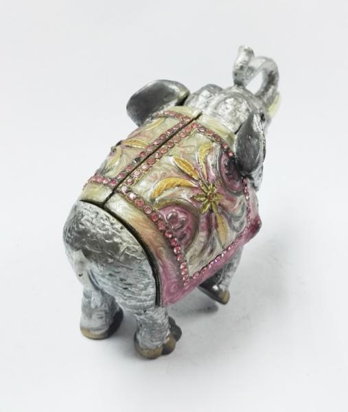 elephant trinket box alloy jewelry box home decoration jewelry box