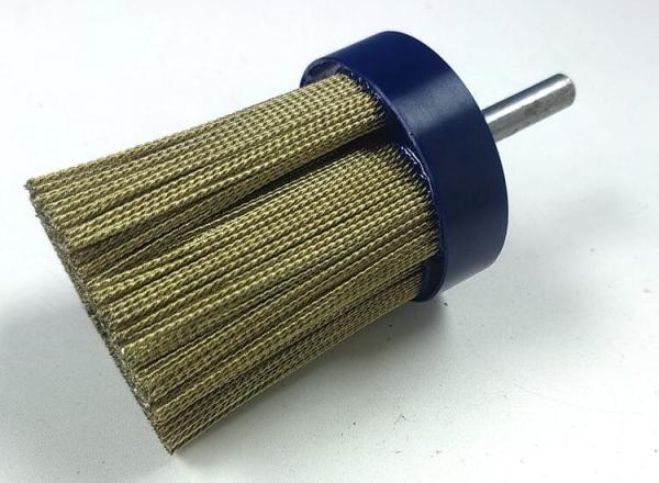 Floor Grinding Machine 70mm Diameter Knotted Brass Wire Disc Brush