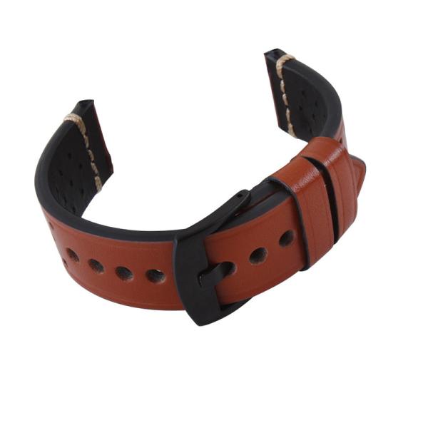 Watchband Genuine Leather Watch Straps Black Brown Wear-resistant Swearproof 18mm 20mm 22mm 24mm Watch Accessories High