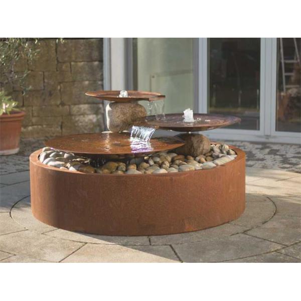 шар воды Corten украшения 120cm большой стальной для особенности воды сада